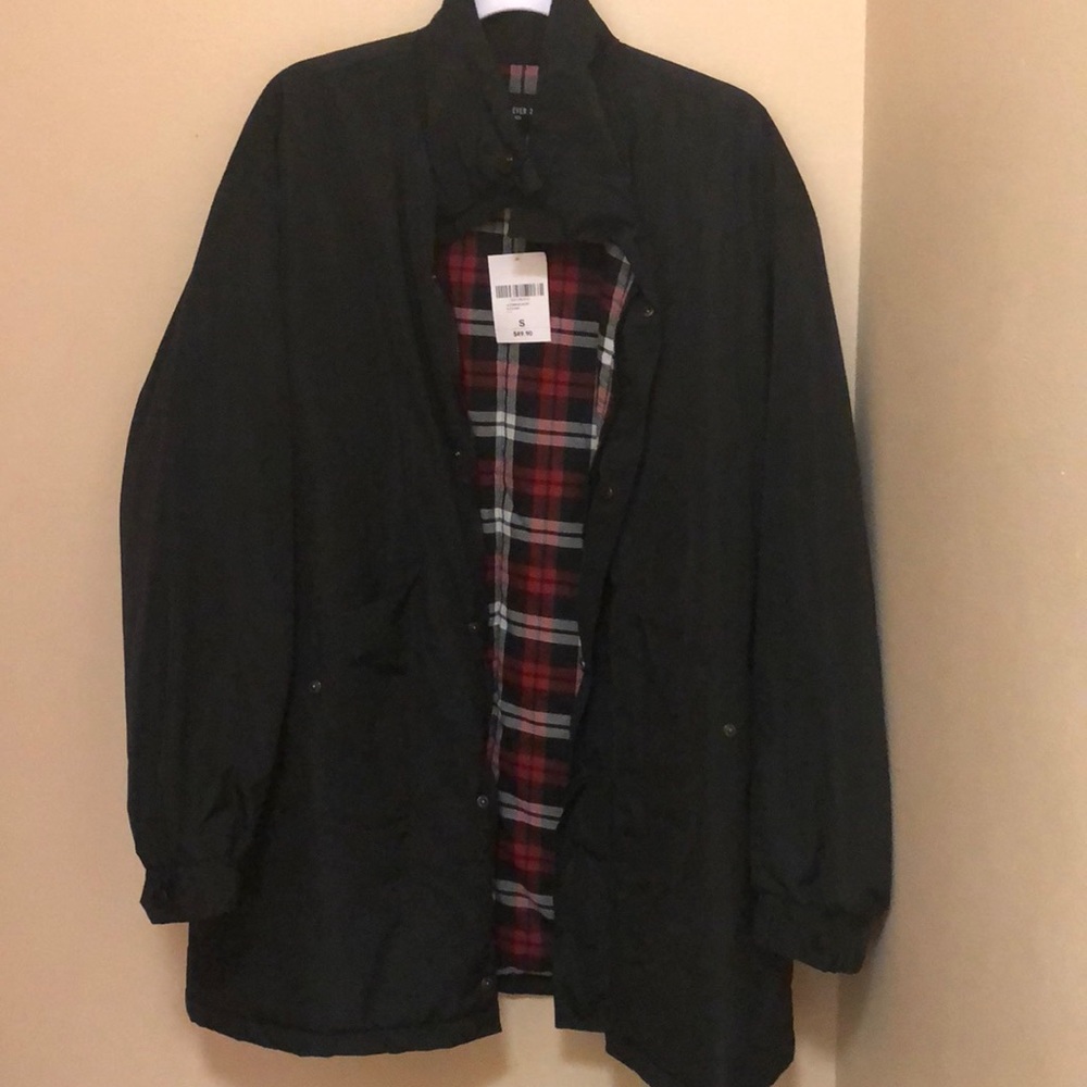 Plaid lined Parka